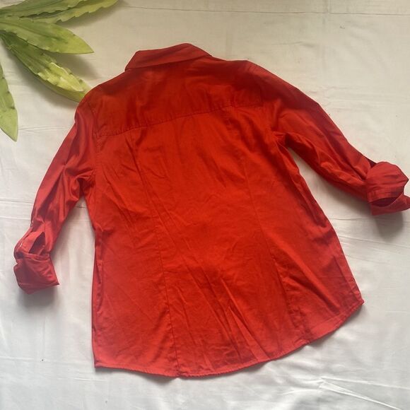 ⭐️MICHAEL Kors Long Sleeve Zip-up Shirt Blouse⭐️ - Picture 9 of 10